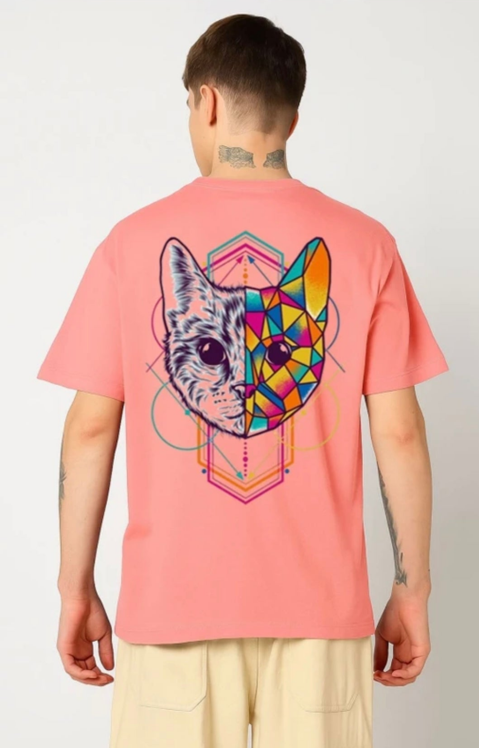 Graphic Print Men Multicolor T-Shirt