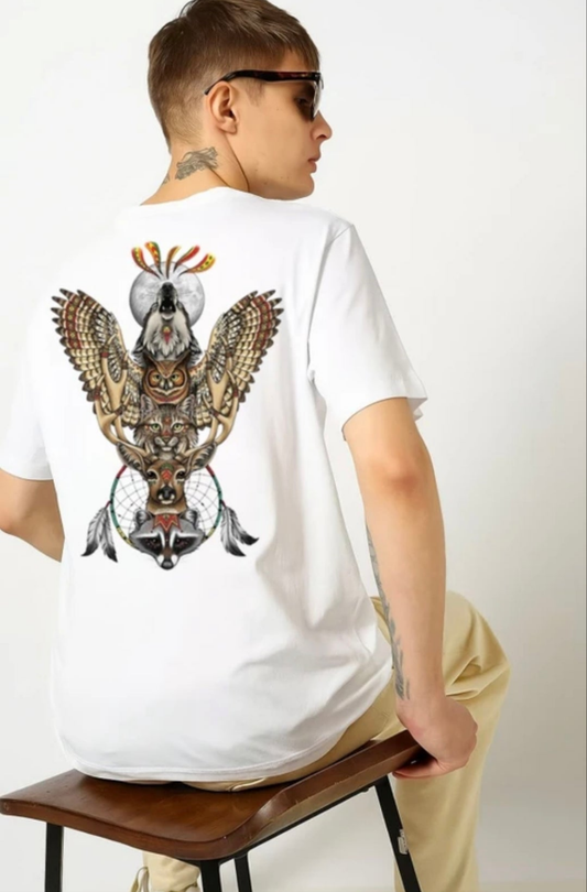 Graphic Print Men Multicolor T-Shirt