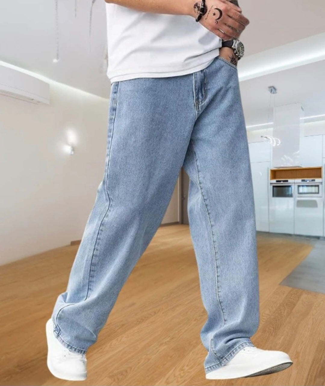 Slim Men Light Blue Jeans