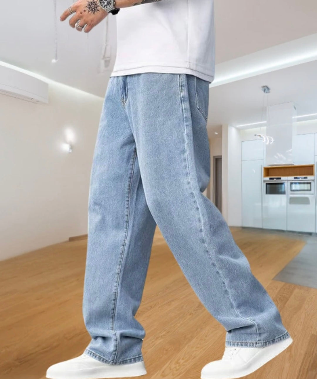 Slim Men Light Blue Jeans